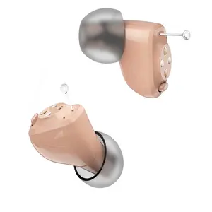 नई डिजाइन ट्रेंडिंग उत्पाद बहरे के लिए बुजुर्ग कान सुनवाई सुपर अदृश्य मिनी माइक्रो रिचार्जेबल सीआईसी डिजिटल हियरिंग एड