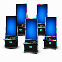 Bornes d'arcade avec écran tactile incurvé de 43 pouces, moniteur vertical, bordure LED, machine de jeu d'amusement pour centre de divertissement