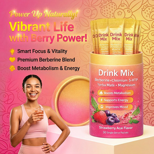 Berberina, Cromo, Magnesio, 5-HTP, Yerba <span class=keywords><strong>Mate</strong></span> en Polvo, Suplementos Herbales para Hombres y Mujeres, Marca Privada, OEM, Venta al Por Mayor - Product Image 1