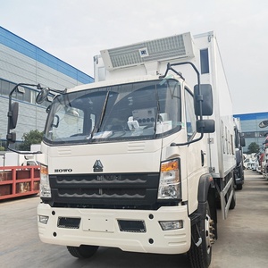 Camion de transport de poussins Howo, pour poussins d'un jour, avec caisse isotherme en panneaux PU, étagère en acier inoxydable et réfrigérateur Thermoking - Product Image 6