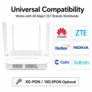 EN8245X6 10 Gigabit WiFi 6 4 Gigabit+1 Voice+Wi Fi Transmission Stable 2.4G/5G 6 Lights AX3000 - Product Image 1