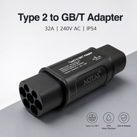 Adaptateur Type 2 vers GB/T 32A Chargeur EV Européen IP54 240V AC pour Véhicules Électriques