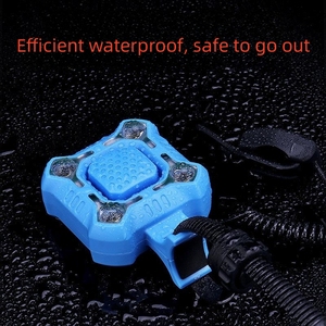 自行车喇叭灯可充电 USB 防水防雨自行车 781 前灯带喇叭 - Product Image 5
