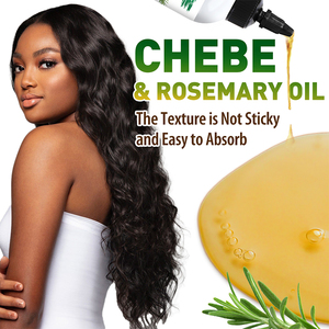 Aceite de romero y chebe natural de etiqueta privada, reparación nutritiva hidratante, rotura de cabello, puntas abiertas dañadas, aceite esencial para el cabello - Product Image 5