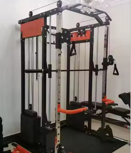 TOPTONS Prix usine Appareil de musculation multifonctionnel avec croisement de câbles, rack de squat et machine Smith pour entraînement ZTR04-010 M - Product Image 5