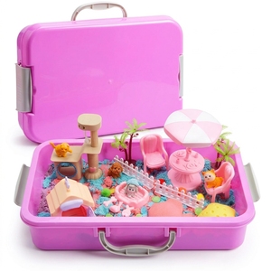 Bac sensoriel pour animaux de compagnie, pierres lumineuses PVC, couvercle de bac à sable pour tout-petits <span class=keywords><strong>et</strong></span> enfants <span class=keywords><strong>d</strong></span>'âge préscolaire, 3 ans <span class=keywords><strong>et</strong></span> plus, cadeau unisexe - Product Image 1