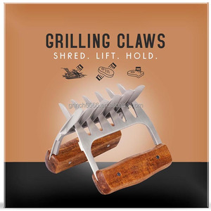 ที่หนีบเนื้อสแ<span class=keywords><strong>ต</strong></span>นเลส OEM Quick Shred18/8 สำหรับฉีกเนื้อ ง่ายดาย สะดวก ใช้สำหรับฉีก ดึง และเสิร์ฟเนื้อ<span class=keywords><strong>หมู</strong></span> เนื้อไก่งวง - Product Image 6