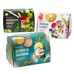 Trios de voyage Kit de culture de <span class=keywords><strong>jardin</strong></span> à la maison avec poivre de Cayenne plante pépinière Pot de fleur conception utilisation du sol cadeaux de jardinage idées de panier - Product Image 1