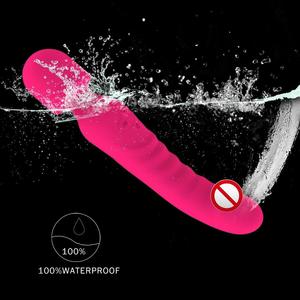 Vibrador 2 en 1 en Oferta, Masajeador Corporal Personal con Calor, Vibrador de Punto G de Silicona Eléctrico Recargable para Mujer - Product Image 3