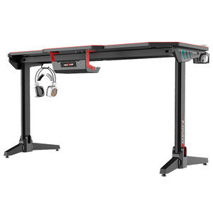 2020 Hot Sale Customized RGB <span class=keywords><strong>Gaming</strong></span> desk with colorful light racing pc table - Product Image 1