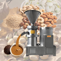 Moulin colloïdal haute capacité pour beurre d'amande, machine à sauce tahini, machine à beurre de cacahuète pour petites entreprises