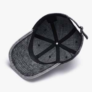 Gorra de Béisbol Negra <span class=keywords><strong>Tabula</strong></span> Rasa, para Cabezas Grandes, Parte Superior Suave, Lavada, para Mujer, Transpirable, con Visera, para Exteriores - Product Image 4