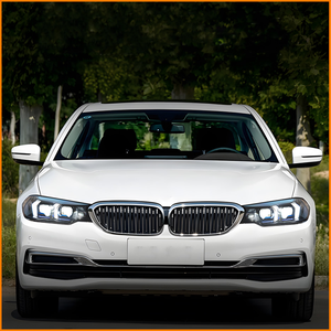 สำหรับ BMW ซีรีส์ 5 G30 G38 ปี 2018-2020 อัพเกรดเป็นรุ่นปี 2026 สไตล์ G68 ไฟเลเซอร์สีน้ำเงินแบบรมควัน ไฟ DRL แบบไล่ระดับ ไฟหน้า LED แบบ Sequential สำหรับรถยนต์ - Product Image 5