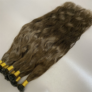 Perruques-naturel Russian Human <strong>Hair</strong> 1g/<strong>Strand</strong> 100 <strong>Strand</strong> 100G Per Pack #60 Blonde I-Tip Virgin Cuticle Aligned Remy Extensions - Product Image 6