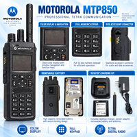 Radio portable numérique Motorola MTP850 TETRA UHF 380 430 450 470 MHz TETRA Talkie-walkie pour les équipes de secours incendie et de services d'urgence
