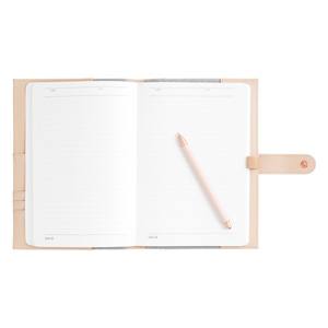 Cuaderno personalizado A5 de cuero Pu, cubierta dura, <span class=keywords><strong>Agenda</strong></span>, con soporte para bolígrafo para <span class=keywords><strong>2022</strong></span> - Product Image 1
