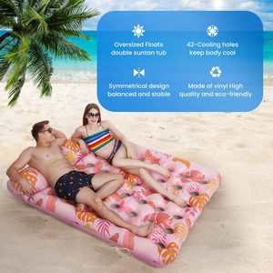 Flotteur de <span class=keywords><strong>piscine</strong></span> gonflable de 72X60 pouces, taille adulte avec appui-tête, flotteur de lac, radeau, chaise longue pour fête à la <span class=keywords><strong>piscine</strong></span>, flotteurs d'océan (rose) - Product Image 6