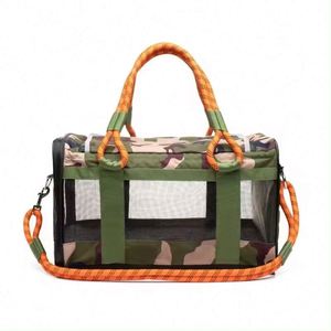 Sac de transport pour animaux de compagnie pliable et portable, sac à bandoulière pour chien, sac de transport de luxe pour animaux de compagnie, sac fourre-tout, vente en gros d'usine BSCI - Product Image 3