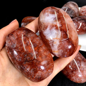 Vente en gros guérisseur rouge de palmiers en cristal de quartz de feu naturel de haute qualité pour décoration ou cadeaux Feng Shui - Product Image 5