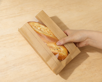 Sac en papier kraft de qualité alimentaire, écologique, recyclable, imperméable, durable, imprimé en flexographie, pour le pain, le sucre, commande personnalisée