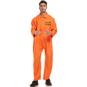 Disfraces <span class=keywords><strong>de</strong></span> Cosplay <span class=keywords><strong>de</strong></span> prisionero naranja para adultos <span class=keywords><strong>de</strong></span> Halloween para hombres, mono <span class=keywords><strong>de</strong></span> prisión <span class=keywords><strong>de</strong></span> una pieza, conjunto <span class=keywords><strong>de</strong></span> uniforme <span class=keywords><strong>de</strong></span> recluso - Product Image 2