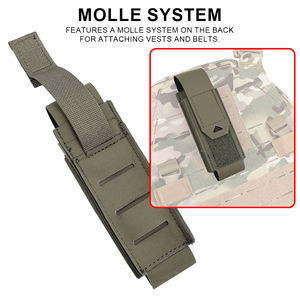 Pochette tactique fonctionnelle pour chargeur simple 556 M4, porte-chargeur vert Ranger, pochette tactique pour chargeur à rabat détachable - Product Image 5