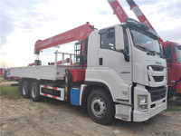 Camion grue ISUZU GIGA 16 tonnes avec système hydraulique Palfinger, pompe de boîte de vitesses incluse, moment de charge élevé, hauteur de levage 21,5 m