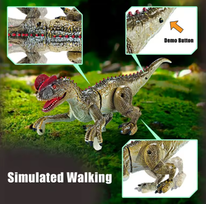 Jouet dinosaure té<span class=keywords><strong>l</strong></span>écommandé RC, simulation de Velociraptor avec lumières LED, jouet éducatif électrique pour enfants, haute qualité - Product Image 2