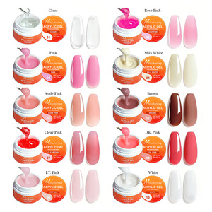 Gel de construction d'ongles sans forme papier, couleur nude russe, gel UV LED pour extension rapide des ongles, pour salon de manucure professionnel - Product Image 3