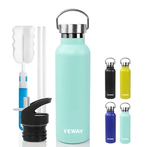 Yeway botella de agua garrafa academia 2022 hot sell vacuum flask stainless steel water bottle customised cycling water bottle