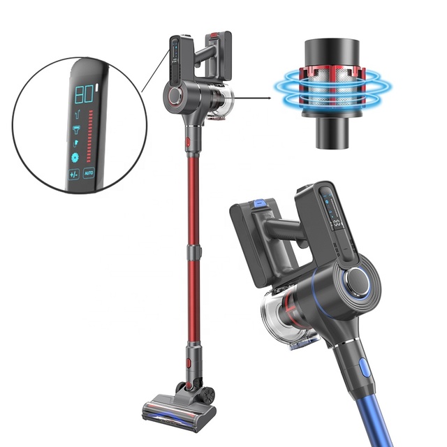 Smart Cordless Stick Vacuum Cleaner with LED Display  29kPa Strong Suction, 55Mins Runtime, HEPA Filtration for Home & Pet Hair