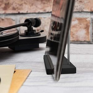 Wooden Desktop Vinyl <b>Record</b> Display Rack Cd Holder Tablet Phone <b>Stand</b> Storage Organizer Multipurpose For Home Office Use - Product Image 4