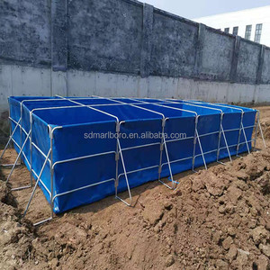 Équipement d'aquaculture <span class=keywords><strong>de</strong></span> <span class=keywords><strong>grande</strong></span> capacité, personnalisé, circulaire et <span class=keywords><strong>rectangulaire</strong></span>, bassins à poissons - Product Image 4