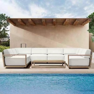 Modern Luxury Outdoor Furniture Garden Hotel Villa Courtyard Patio Outdoor Teak - Product Image 3
