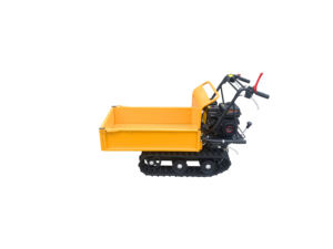 Mini-benne à roues motorisée à essence certifiée CE, capacité 300 kg, petite benne à bois. - Product Image 2