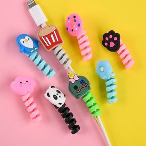ที่ม้วนเก็บสายเคเบิล ที่ม้วนเก็บสายเคเบิลราคาถูก ที่ม้วนเก็บสายเคเบิลคุณภาพสูง อุปกรณ์อิเล็กทรอนิกส์สำหรับผู้บริโภค ซิลิโคนป้องกันสายหูฟัง USB - Product Image 1