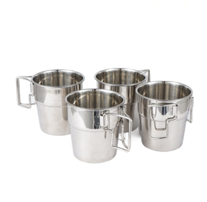 Customized Stainless Steel 300ml Travel Camping Portable Mugs Cup Stock for Wholesales - Product Image 6