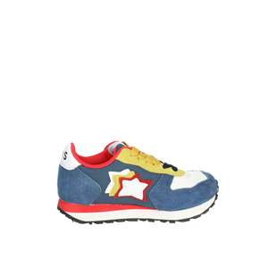 Sneakers per Bambini Athletic Stars Icaro103 Blu Bianco in Tela Scarpe alla Moda - Product Image 4