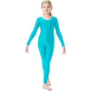 Justaucorps de danse à manches longues pour filles, combinaison pour ballet, gymnastique, danse de scène, entraînement - Product Image 2