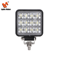 Feux de conduite LED carrés en aluminium robuste de 3,0 pouces 12W, étanches IP67, feux de recul auxiliaires pour pick-up LML-0802-12