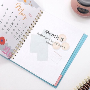 OEM Custom Cheap Bulk Spiral Bound <strong>Wire</strong>-<strong>o</strong> Book Printing Daily Weekly Planner Diary Journal <strong>Notebook</strong> - Product Image 4