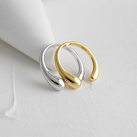 Bague de mariage classique en argent sterling 925, ajustable, ouverte, avec opale, écologique, pour femme, idéale pour les fêtes - Vente en gros