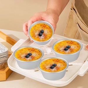 <span class=keywords><strong>Moule</strong></span> à pudding au caramel en aluminium de qualité alimentaire, vente en gros d'usine, <span class=keywords><strong>moule</strong></span> à gâteau réutilisable, <span class=keywords><strong>moule</strong></span> à petit gâteau, <span class=keywords><strong>moule</strong></span> à <span class=keywords><strong>tartelette</strong></span> aux œufs - Product Image 2