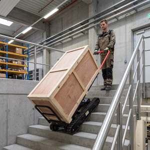 Transportador de Ladrillos para Construcción, Capacidad de Carga de 400 kg, Escalador de Escaleras con Orugas para Trabajo Pesado, para Uso con Orugas o Ruedas *Elevación de Carga Pesada sin Esfuerzo - Product Image 4