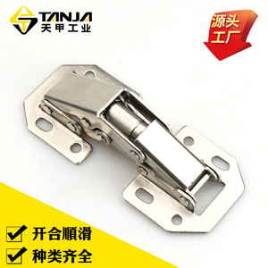 บานพับตู้แบบปิดนุ่มนวลเต็มพื้นผิว รุ่น Tanjia K186 ขนาด 35 มม. พร้อมตัวยึดด้านข้าง - Product Image 4