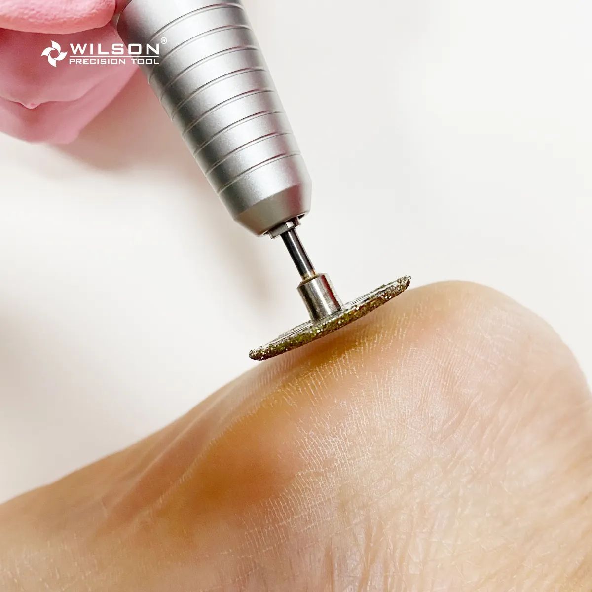 Kit de pedicure para unhas, acessório de diamante para tratamento das unhas, cutículas eficientes e estáveis