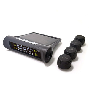 <span class=keywords><strong>Sensor</strong></span> <span class=keywords><strong>TPMS</strong></span> para coche, sistema de control de presión de neumáticos, sistema de alarma de seguridad de presión de neumáticos de rueda automática, pantalla LCD Digital de batería - Product Image 1