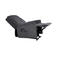 Fauteuil inclinable électrique en tissu, canapé inclinable individuel motorisé pour personnes âgées, mobilier de salon