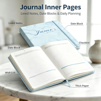 Services d'impression Jame : Carnet de planification personnalisable avec couverture en cuir/tissu, reliure agrafée – Format A4/A5, idéal pour cadeaux promotionnels