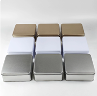 Boîte de rangement carrée en fer blanc écologique pour chocolat, gâteau, huile d'olive et pain - Boîte cadeau personnalisée pour biscuits et bonbons